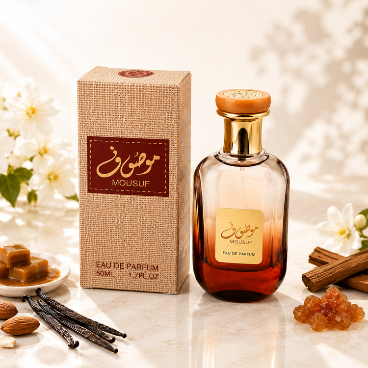 عطر موصوف قهوه ای 50میل ارض الزعفران