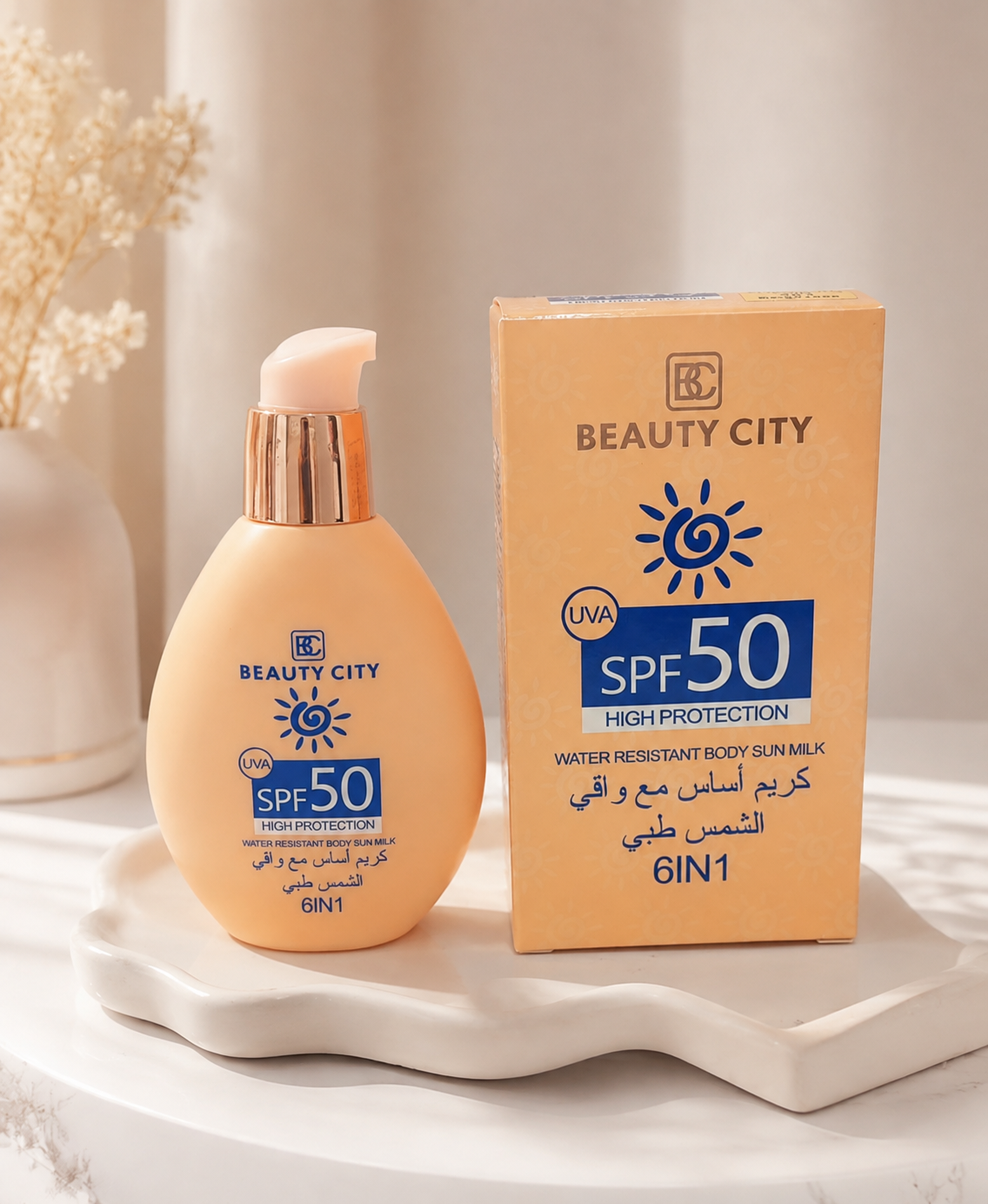 کرم پودر حاوی ضدآفتاب spf50